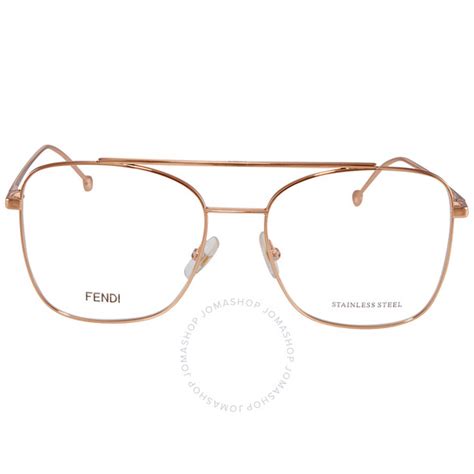 fendi ff 0354|Fendi Demo Square Ladies Eyeglasses FF 0354 0DDB 55/17.